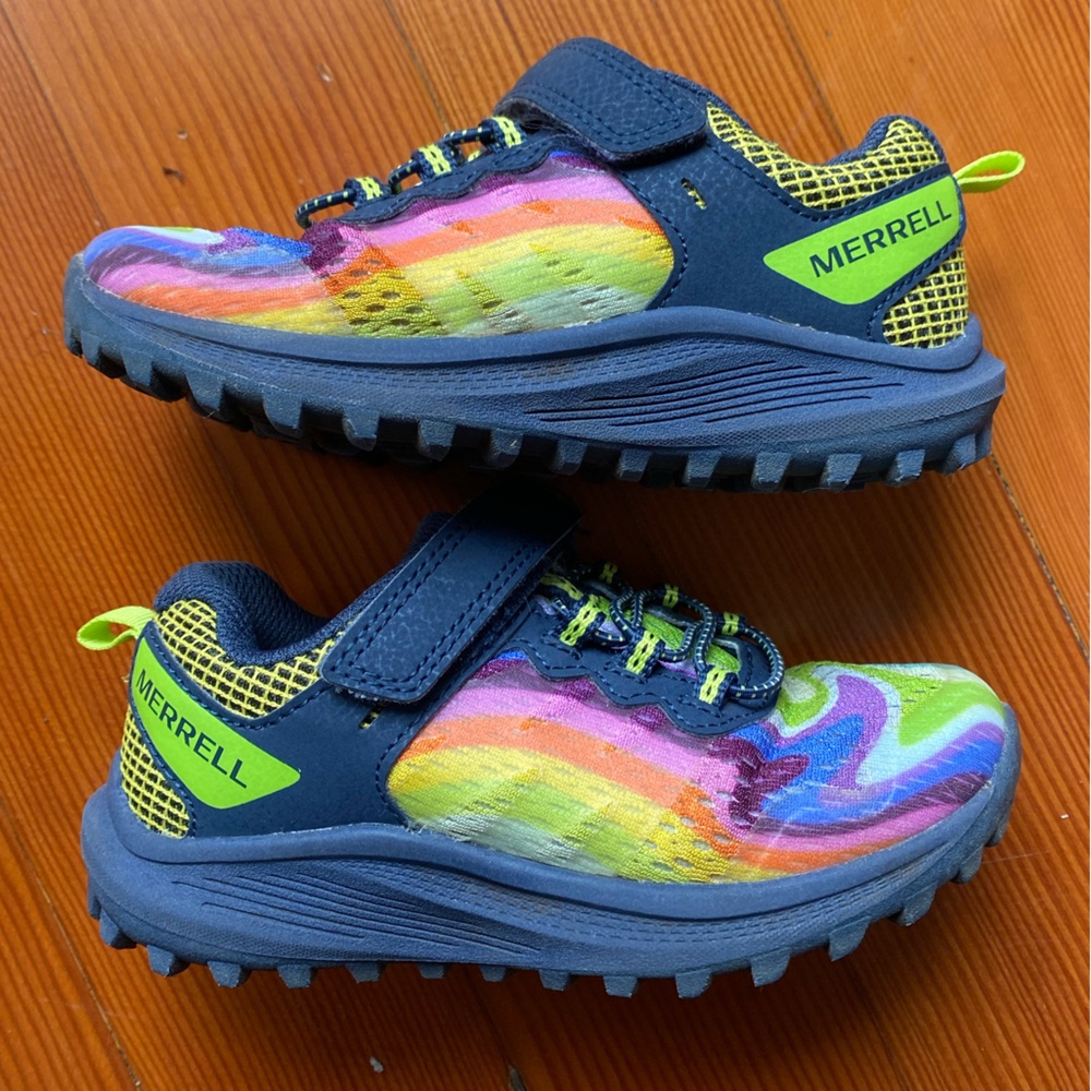 Kids Merrell Nova 3 Multicolor Hiking Shoes